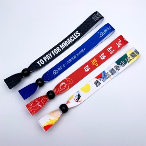 Sublimation print satin wristband